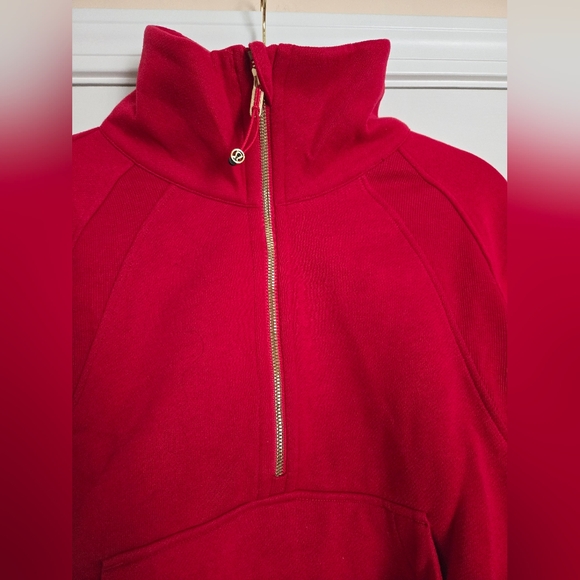 Lululemon Lunar Year Special Edition Red Half-Zip Scuba Hoodiesz M/L - Picture 2 of 11